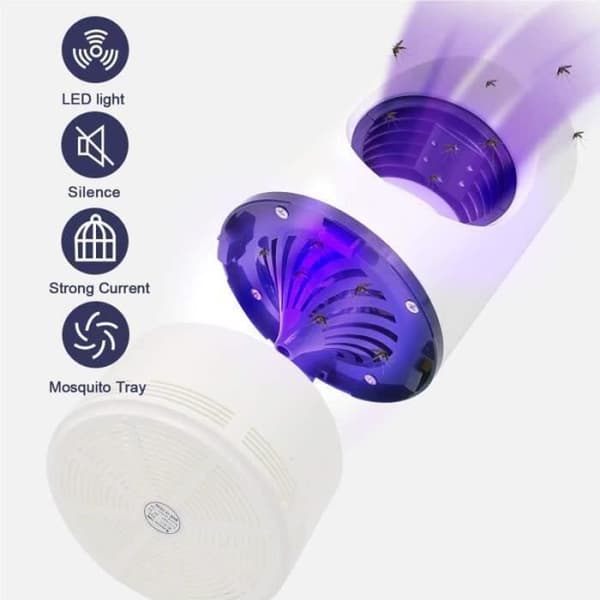 Anti Mosquito Lamp Flies Killer Electric Insect Killer 5W UV LED Mosquito Killer Lampor Repellent a757d2