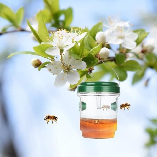 Flug-, geting- och myggfälla; Bug Catcher, Hornets - Soldriven med LED-ljus