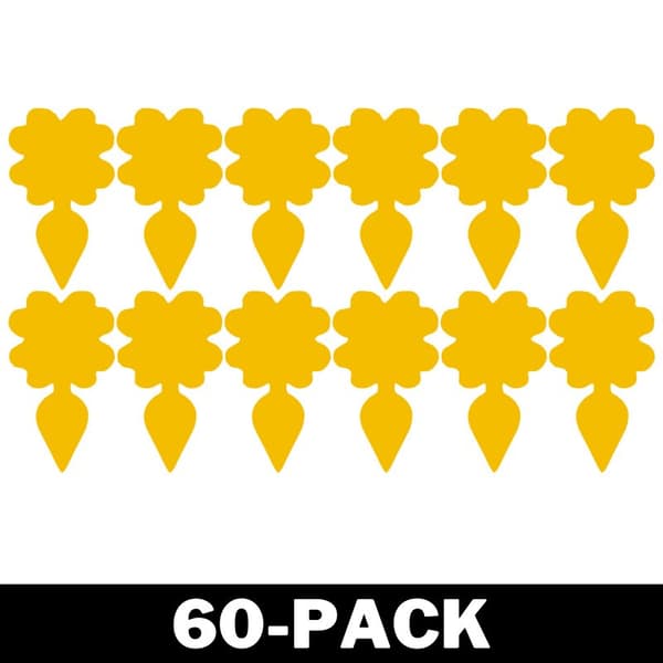 Multipak insektfælder til rabatter / planter 60-Pack