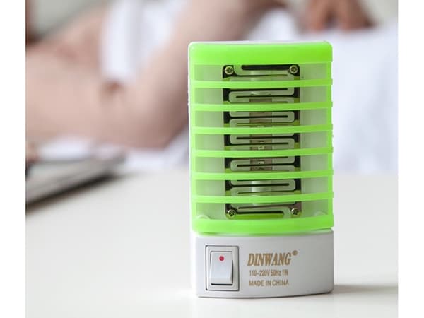 Insektsavvisande lampa mygga uv för eluttag