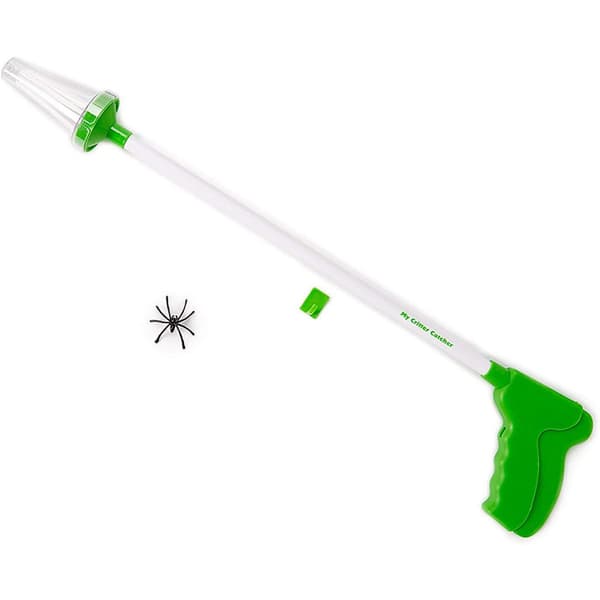 Spindel- och insektsfångare i plast med flexibel gripfunktion