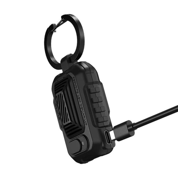 Bærbar myggavstøtende Flextail Light Repel (svart)