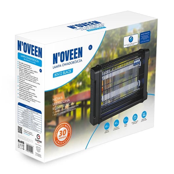 Lampe owadobójcza NOVEEN IKN-12BLA