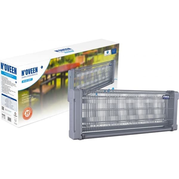 Insektsdödande lampa - NOVEEN - IKN40 - 40W - Grå - Attraktion av insekter genom ljus