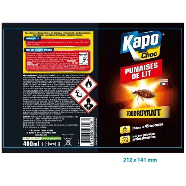 Blixtvägglössspray - 400 mL