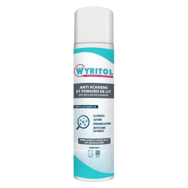 WYRITOL - Anti kvalster och sänglöss - Förebyggande och kurativ behandling - Ytor &amp; textilier - 500ML - Fransk tillverkning