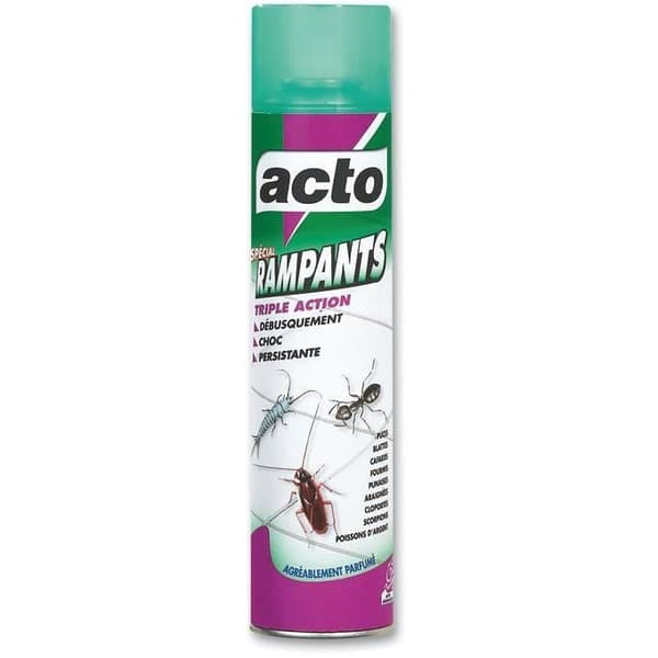 Aerosol insektsmedel med trippelverkan för krypande insekter - 400 mL