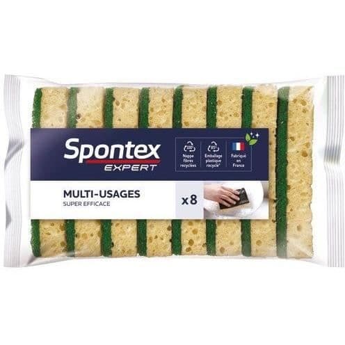 Multifunktionell svamp x 8 - SPONTEX EXPERT