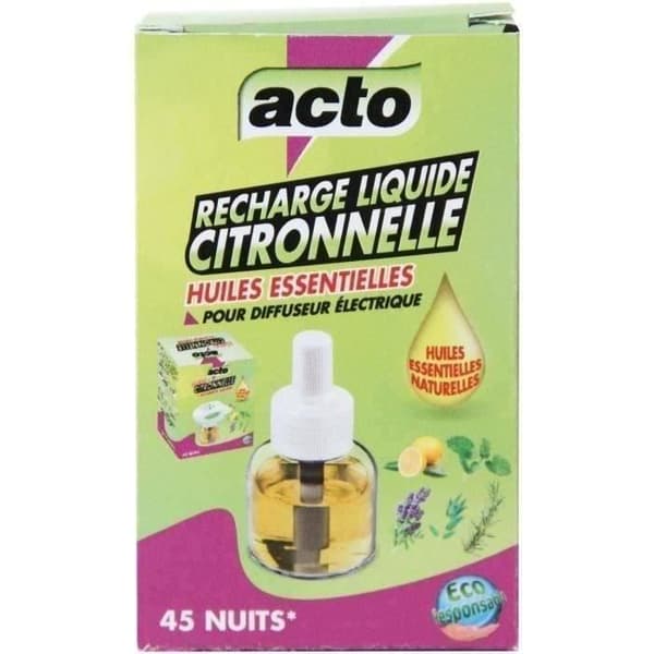 ACTO Återfuktningsvätska diffuser citronella - 22,5 ml