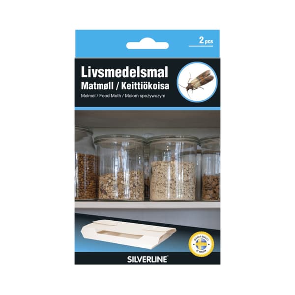 Silverline fälla för livsmedelsmal 2-pack – effektiv och giftfri lösning