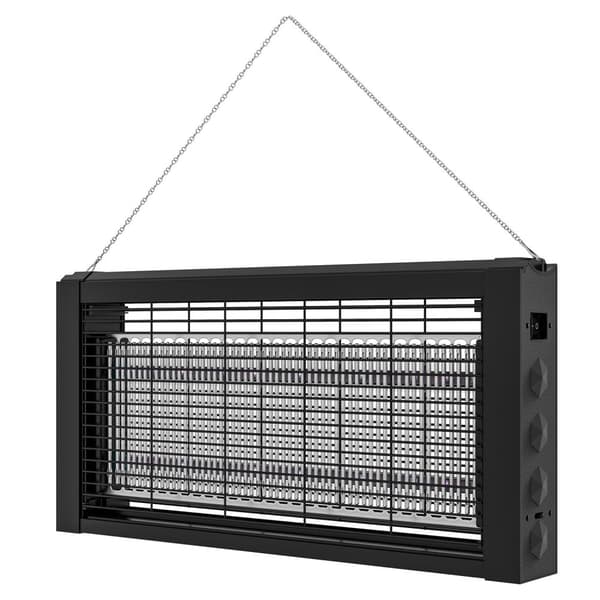 Rootz Insect Killer LED -lampa - Mygg & flue catcher - Bug Zapper - 60㎡ Täckning - 49L x 6W x 25H cm - Kemisk fri lösning