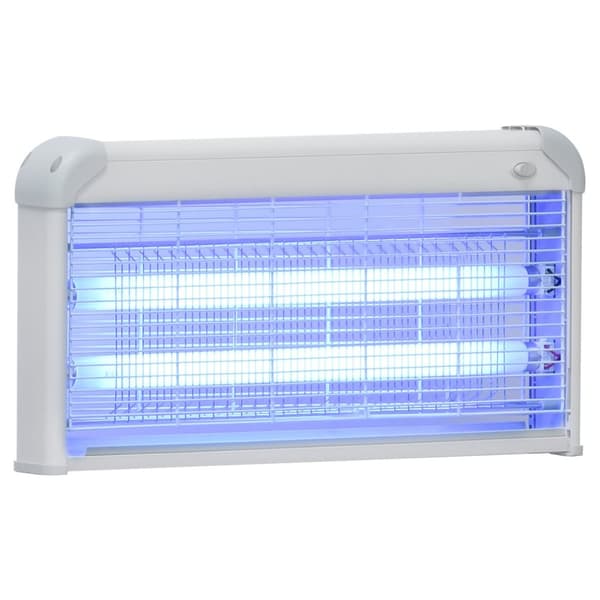 ROTZ UV Insektslampa - Mygglampa - Elektrisk fluga - Kemikaliefri - 48,5L x 8,5W x 26,5H cm