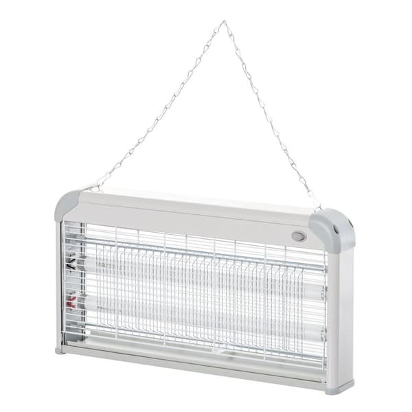 ROTZ UV Insektslampa - Mygglampa - Elektrisk fluga - Kemikaliefri - 48,5L x 8,5W x 26,5H cm