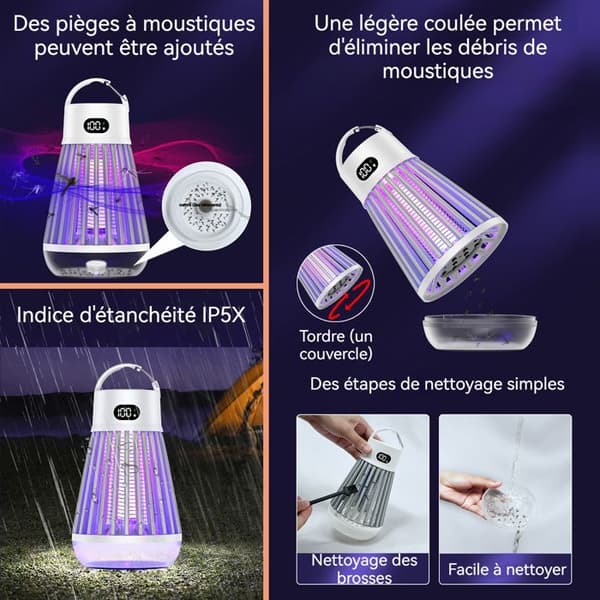 INN® Cactus Mosquito Killer Lamp Hem Sovrum Kontor Tyst Liten USB-port Inandningsfällor Mosquito Killer Lampa