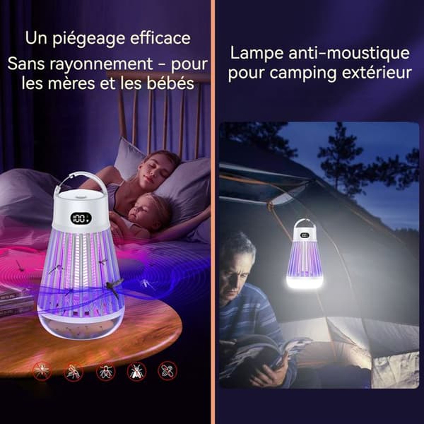 INN® Cactus Mosquito Killer Lamp Hem Sovrum Kontor Tyst Liten USB-port Inandningsfällor Mosquito Killer Lampa