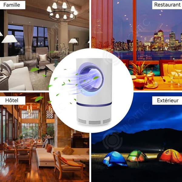 INN Mosquito Killer Lamp LED USB Laddning Andas in Elektrisk Insect Killer Mosquito Killer Lampa Inomhus myggmedelslampa