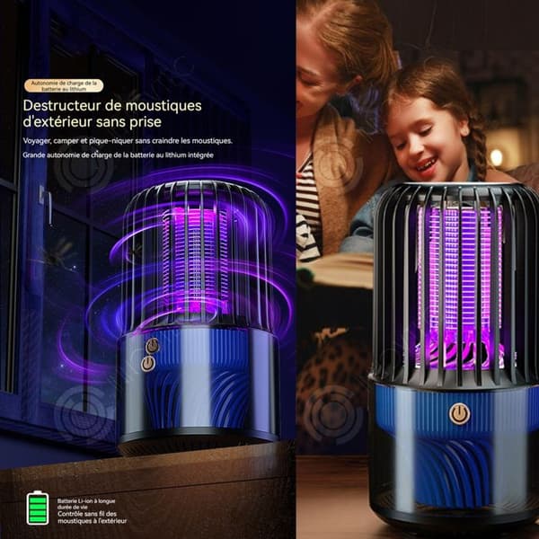 INN Mosquito Killer Lamp 12x12x20cm LED USB Inhale Electric Insect Killer Mosquito Killer Lampa Inomhus myggmedelslampa