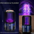 Miniatyrbild 2 av 4: INN Mosquito Killer Lamp 12x12x20cm LED USB Inhale Electric Insect Killer Mosquito Killer Lampa Inomhus myggmedelslampa