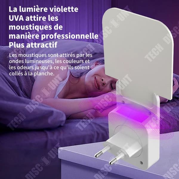 TD Anti Mosquito USB Anti Mosquito Lampa för inomhus och utomhus kök Vardagsrum Sovrum Avstängd Anti Mosquito lampa