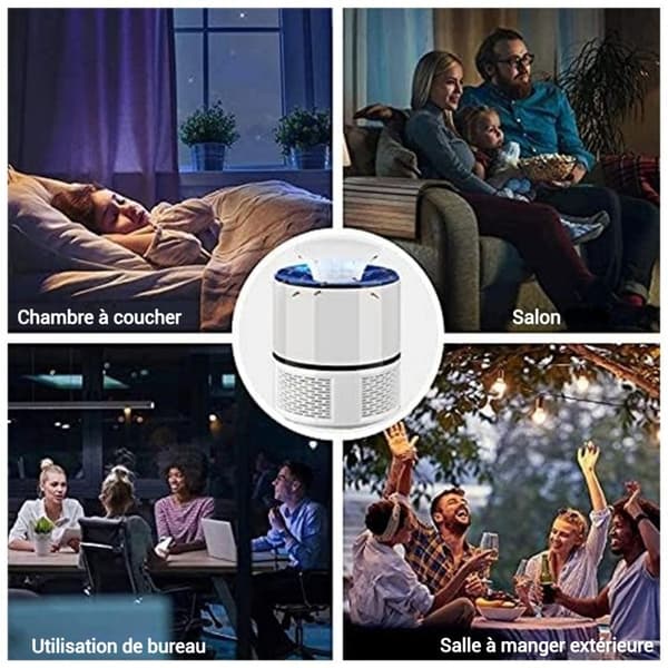TD® Electric Photocatalyst Myggmedel Dödarfilter Insekt Eliminera Trap Kill Effektiv utrotningslampa