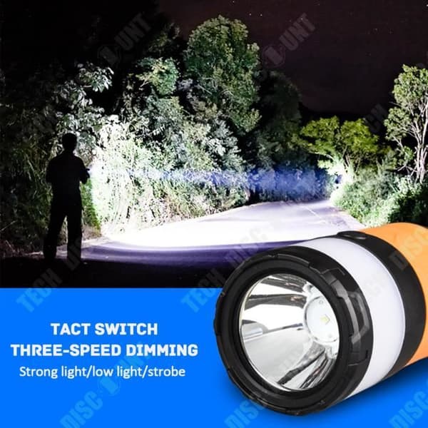 TD® utomhus myggdödare Vattentät LED elektrisk chock campinglampa Bärbar myggavvisande flugdödare lampa