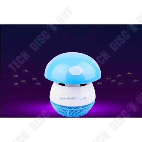 TD® Blue LED Mygglampa Light Wave Mygglure Myggdödare för hemmet