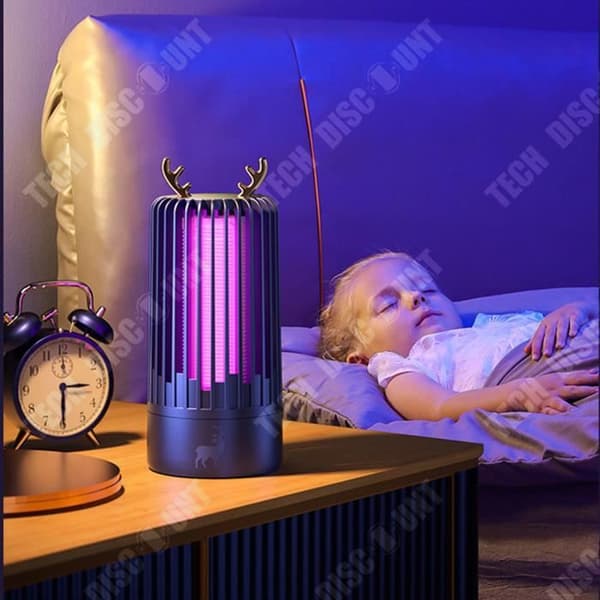 TD® Elektrisk chock anti-myggljus katalysator anti-mygg USB mor och barn inomhus myggfälla lampa