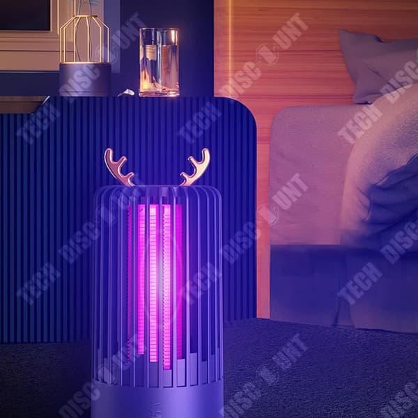 TD® Elektrisk chock anti-myggljus katalysator anti-mygg USB mor och barn inomhus myggfälla lampa