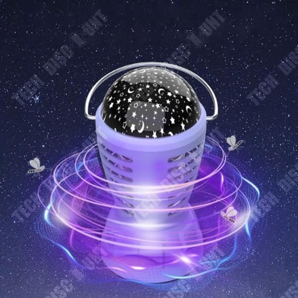 TD® Mosquito Killer Lamp 2600mAh 360° runt myggkontroll Smart Mosquito Trap Project Lamp
