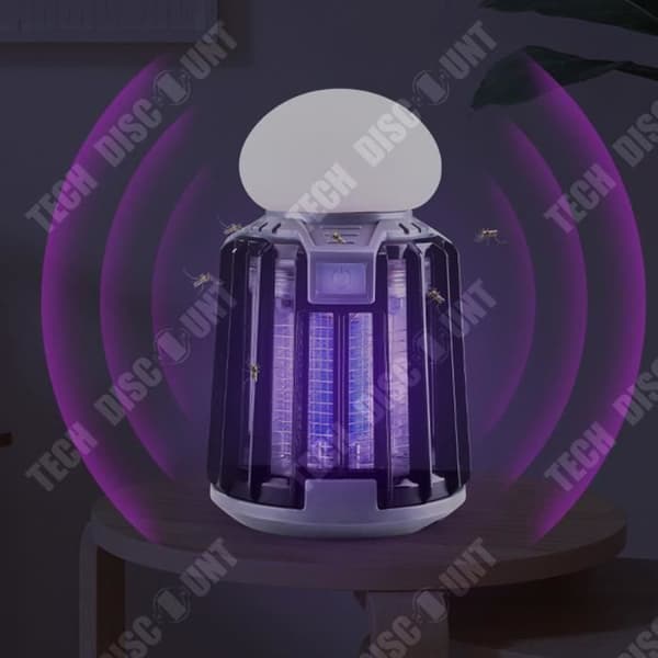 TD® Elektrisk Mosquito Killer Lamp USB Uppladdningsbar nattljusläge Elektrisk Shock Mosquito Killer Mosquito Killer Lampa