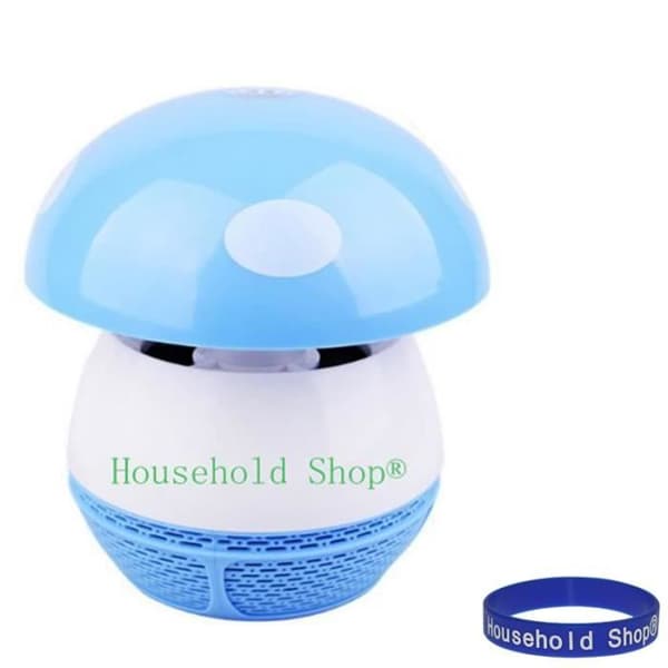 Household Shop® Mushroom Lamp UV-lampa Myggfälla - Bug Killer (blå)
