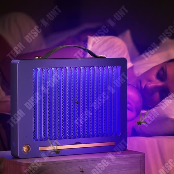 TD® Kraftfull elektrisk chock mygglampa Hushålls multidimensionell mygglampa inomhus myggfälla