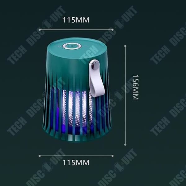TD® Mosquito Killer Lamp Belysning Myggmedelslampa Stark batteritid Mute Mosquito Killer Hem
