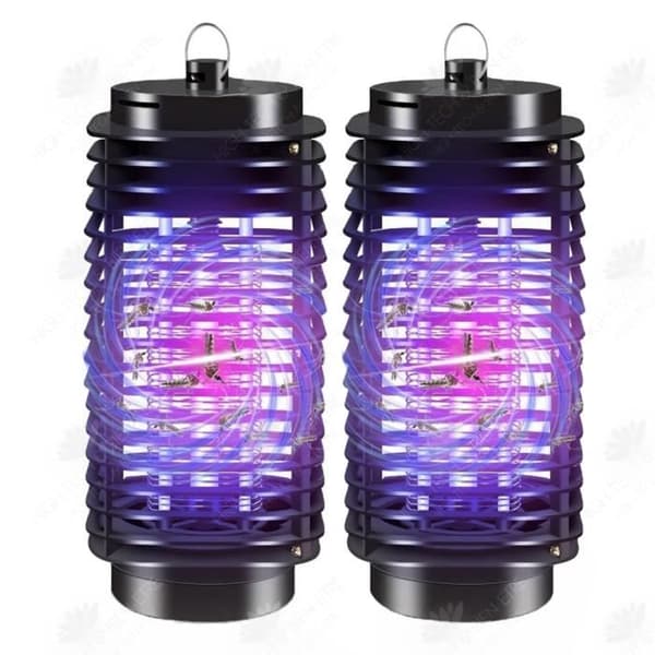 HTBE® 2st Elektrisk LED Myggfångare Myggdödare Giftfri UV-lampa Insektsavvisande flugdödare