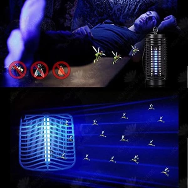 HTBE® 2st Elektrisk LED Myggdödare UV-lampa Giftfri Myggfångare Insektsavvisande flugdödare