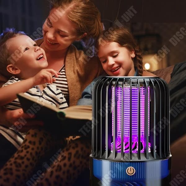 TD® Mosquito Killer Lamp Hem Utomhus USB Uppladdningsbar Mosquito Killer Lamp Electric Shock Mute Portabel Myggmedel