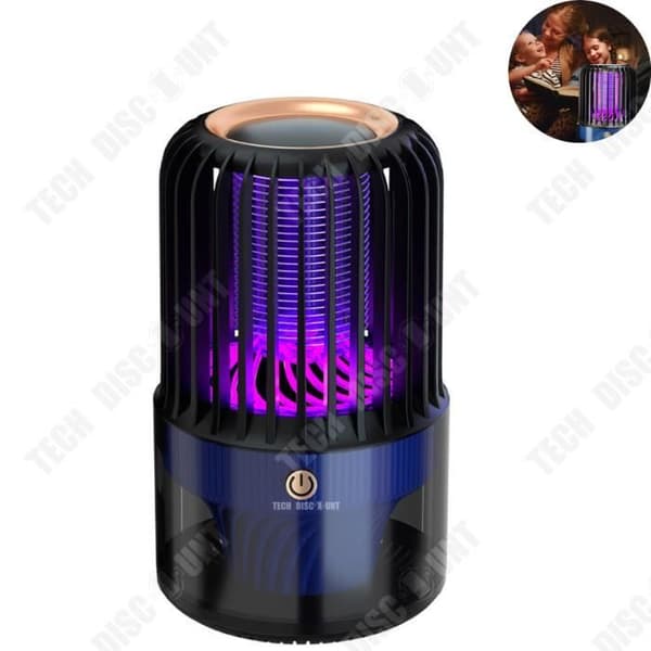 TD® Mosquito Killer Lamp Hem Utomhus USB Uppladdningsbar Mosquito Killer Lamp Electric Shock Mute Portabel Myggmedel