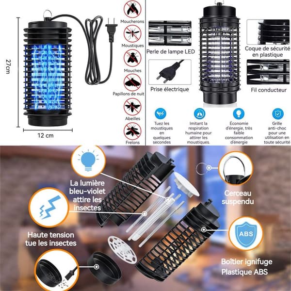 Hushålls Elektrisk LED Myggljus 110V US Plug Killer Anti Insekt Lampa Fly Bug Repellent Trädgård Anti Mosquito UV Nattljus