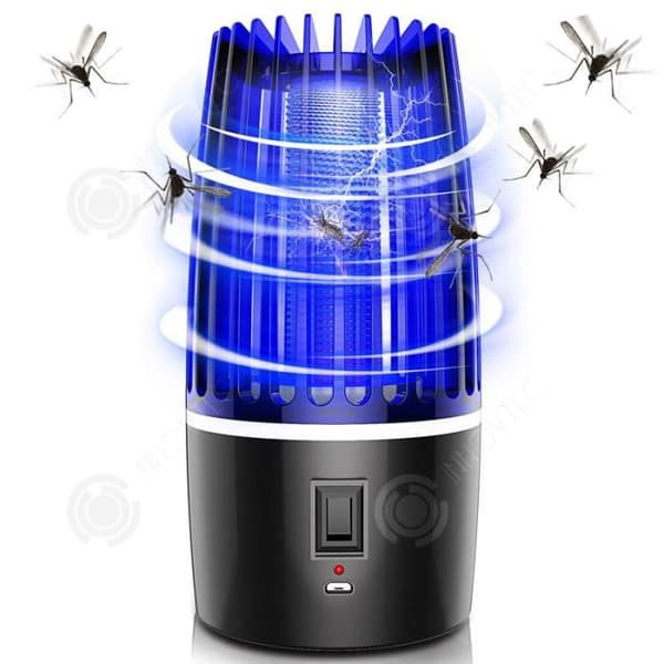 INN® Mosquito Killer USB Purple Light Mosquito Physical Attractor Mosquito Killer Hushållshus inomhus utomhus med nattljus