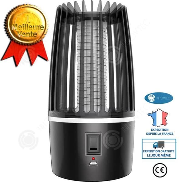 INN® Mosquito Killer USB Purple Light Mosquito Physical Attractor Mosquito Killer Hushållshus inomhus utomhus med nattljus