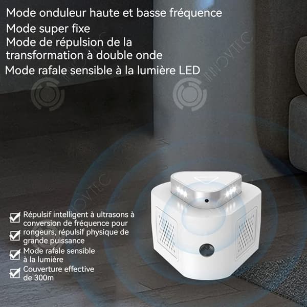 INN epulsiv 25kHz ultrasoner 360 grader tyst energibesparande multifunktionell frekvenskonvertering anti-parasitära ultraljud