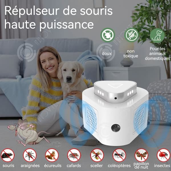 INN epulsiv 25kHz ultrasoner 360 grader tyst energibesparande multifunktionell frekvenskonvertering anti-parasitära ultraljud