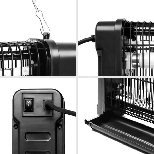 Tisdag-Fluga Elektrisk - Noveen - 40W - Svart - Utan kemiskt medel - Transportabel