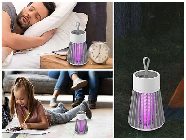 UV-LAMPE INSEKTIDRIVENDE LAMPE TIL MYG, FLUER, INSEKTER, TURIST, CAMPING
