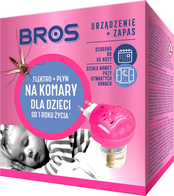 BROS Sähkölaite + hyttysneste lapsille