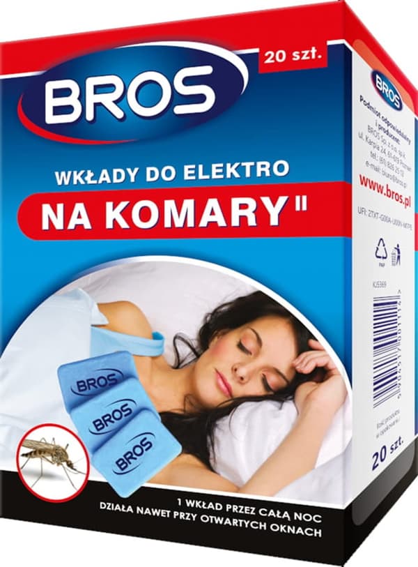 Bros Elektro Myggmedelspatroner 20+10 st