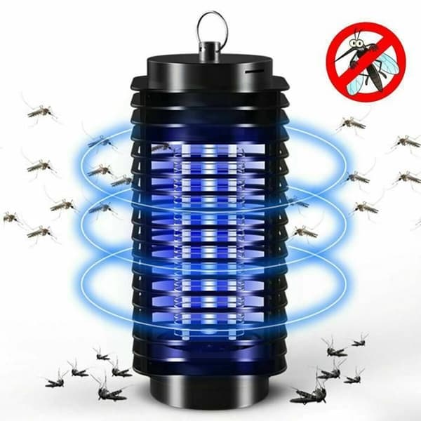 Mosquito Killer Lamp 3W UV Elektrisk Elektrisk Mosquito Anti Insektsavvisande Flugfälla Anti Insekt Effektiv räckvidd 20m²