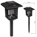 Miniatyrbild 2 av 4: Maclean Solar LED UV insekticidlampa - Myggfälla - 2W - Svart