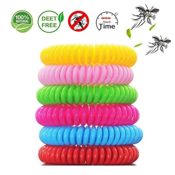 Anti-pest, naturligt myggmedelsarmband, 10 delar, vattentätt spiralarmband - RN[B8947019]