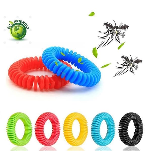 Anti-pest, naturligt myggmedelsarmband, 10 delar, vattentätt spiralarmband - RN[B8947019]